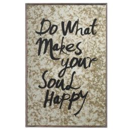 Nikki Chu Do What Makes Your Soul Happy Decorative Mirror