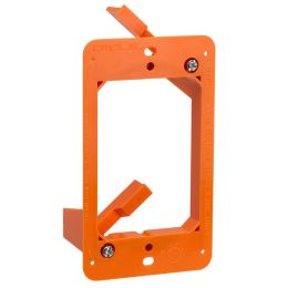 Cmple 527-N Low Voltage Mounting Bracket 1 Gang Multipurpose Drywall Mounting Wall Plate Bracket  Single Gang