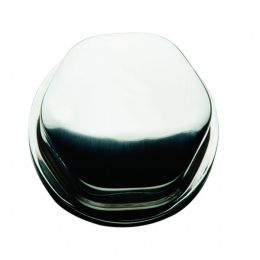 Schmitt &amp; Ongaro Faux Center Nut - Chrome/Plastic - 1/2"&amp; 3/4" Base - For Cast Steering Wheels