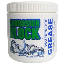 Corrosion Block High Performance Waterproof Grease - 16oz Tub - Non-Hazmat, Non-Flammable &amp; Non-Toxic