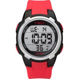 Timex T100 150 Lap Watch - Red/Black