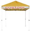 10X10ft EZ Pop Up Canopy Folding Gazebo/Mineral Yellow