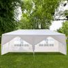 20''x10''(3 x 6m) Six Sides Two Doors Waterproof Tent with Spiral Tubes For Household, Wedding, Party, Parking Shed  XH