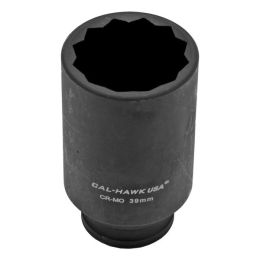 Cal-Hawk 1/2" Dr. x 39mm Deep Impact Socket