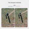 Outdoor thickened tent ground nail; black steel nail; camping canopy accessories; beach camp; sky nail; ground nail; 25cm