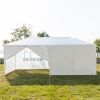 20''x10''(3 x 6m) Six Sides Two Doors Waterproof Tent with Spiral Tubes For Household, Wedding, Party, Parking Shed  XH