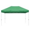 10X15ft EZ Pop Up Canopy Folding Gazebo/Green