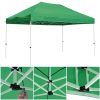 10X15ft EZ Pop Up Canopy Folding Gazebo/Green