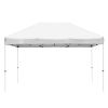 10X15ft EZ Pop Up Canopy Folding Gazebo/White