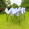 10x10 Ft Outdoor Easy Pop up Canopy Tent, Folding Portable Tent,White YK