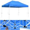 10X15ft EZ Pop Up Canopy Folding Gazebo/Navy