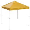 10X10ft EZ Pop Up Canopy Folding Gazebo/Mineral Yellow