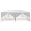 20''x10''(3 x 6m) Six Sides Two Doors Waterproof Tent with Spiral Tubes For Household, Wedding, Party, Parking Shed  XH