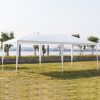 20''x10''(3 x 6m) Six Sides Two Doors Waterproof Tent with Spiral Tubes For Household, Wedding, Party, Parking Shed  XH