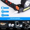 LED Headlight Super Bright Head Torch USB Rechargeable Headlamp