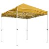 10X10ft EZ Pop Up Canopy Folding Gazebo/Mineral Yellow