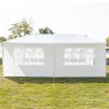 20''x10''(3 x 6m) Six Sides Two Doors Waterproof Tent with Spiral Tubes For Household, Wedding, Party, Parking Shed  XH