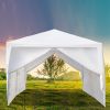 20''x10''(3 x 6m) Six Sides Two Doors Waterproof Tent with Spiral Tubes For Household, Wedding, Party, Parking Shed  XH