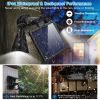 Solar Lights Outdoor Solar Power Motion Sensor Spotlights 2000lm Security Lights w/ Dual Head