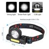 LED Headlight Super Bright Head Torch USB Rechargeable Headlamp