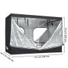 PVC GARDENING TENT WITH STEEL FRAME