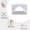 Party Tent 3 x 9m Eight Sides Two Doors Waterproof Tent with Spiral Tubes--budan