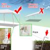 Party Tent 3 x 9m Eight Sides Two Doors Waterproof Tent with Spiral Tubes--budan