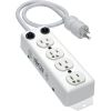 Tripp Lite Safe-IT Power Strip Medical Hospital Grade Antimicrobial UL1363A 4 Outlet 15A 7ft Cord