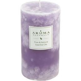 Serenity Aromatherapy By Serenity Aromatherapy One 2.75 X 5 Inch Pillar Aromatherapy Candle.  Combines The Essential Oils Of Lavender And Ylang Ylang