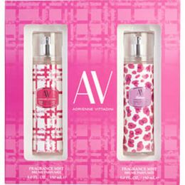 Adrienne Vittadini Variety By Adrienne Vittadini 2 Piece Variety With Av Fragrance Mist & Av Glamour Fragrance Mist 2 X 5 Oz For Women