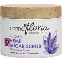 Cannafloria By Cannafloria Be Calm Hemp Sugar Scrub 14 Oz Blend Of Lavender & Chamomile For Anyone