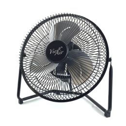 Vie Air 9 Inch High Velocity Tilting 3 Speed Metal Floor Fan