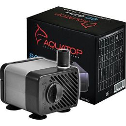 Aquatop NP-80 Aquarium Submersible Water Pump Black, Grey