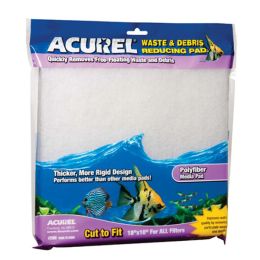 Acurel Cut to Fit Poly Fiber Filter Media Pad White 18 in x 10 in