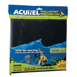 Acurel Cut to Fit Carbon Filter Media Pad Black 18 in x 10 in