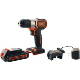 BLACK+DECKER BDCDE120C 20-Volt MAX* Lithium Drill/Driver with AutoSense Technology