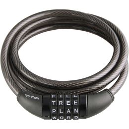 WordLock CL-422-BK 4-Dial Cable Lock