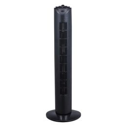 Optimus F-8449BK-F F-8449 3-Speed 60-Watt 32-In. Portable Oscillating Tower Fan with Timer (Black)