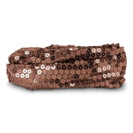 Calypso Studios Glitz Bendi Sequin Wire Headband, Brown