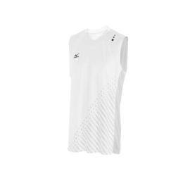 Mizuno DryLite Men's National VI Sleeveless Jersey, White - XS