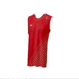 Mizuno DryLite Men's National VI Sleeveless Jersey, Red & White - XS