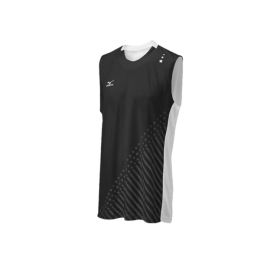 Mizuno DryLite Men's National VI Sleeveless Jersey, Black & White - XS