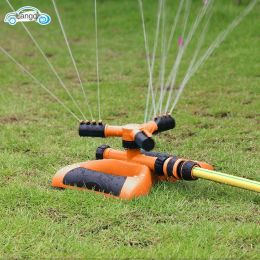 360 degree rotating automatic sprinkler; flower sprinkler; gardening tool; irrigation sprinkler; tandem system; irrigation (Specifications: orange)