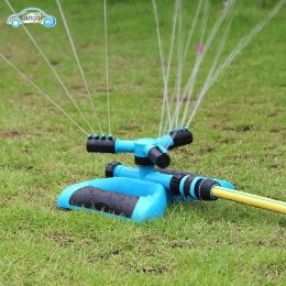 360 degree rotating automatic sprinkler; flower sprinkler; gardening tool; irrigation sprinkler; tandem system; irrigation (Specifications: blue)