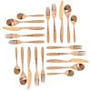 Elegant Western Utensils 20 Piece Flatware Utensil Set 4 In