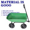 folding wagon  Poly Garden Dump Cart with Steel Frame and 10-in. Pneumatic Tires;  300-Pound Capacity