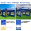 10X20ft EZ Pop Up Canopy Folding Gazebo/Navy