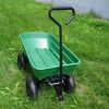 folding wagon  Poly Garden Dump Cart with Steel Frame and 10-in. Pneumatic Tires;  300-Pound Capacity