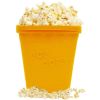 Microwave Popcorn Popper Original Large Bowl Oven Popcorn Maker Silicone Kernel Corn 5Core POP BWL Y Ratings Best Deal (Yellow)