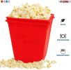 Silicone Microwave Popcorn Popper Popcorn Maker Bowl Oven Popcorn Maker Healthy Air Popped Popcorn Bowl Bpa Free and Dishwasher Safe 5 Core POP BWL R